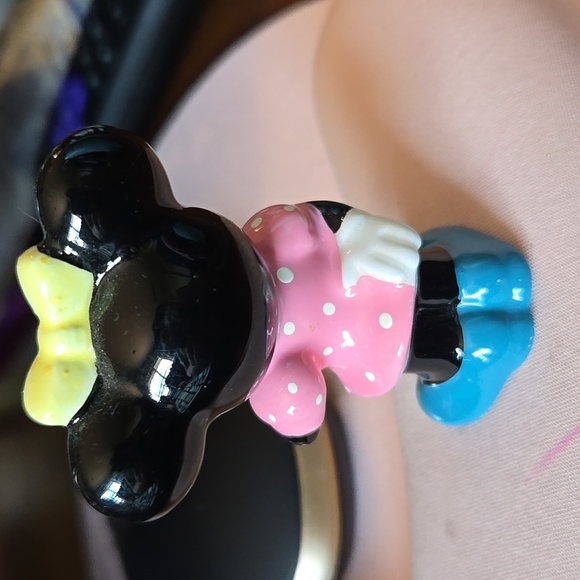 Vintage Minnie Mouse Figurine in Pink Dress, EUC - Picture 2 of 4